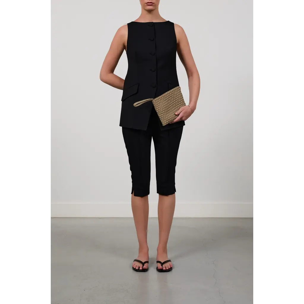 Marrea Clutch in oyster grey