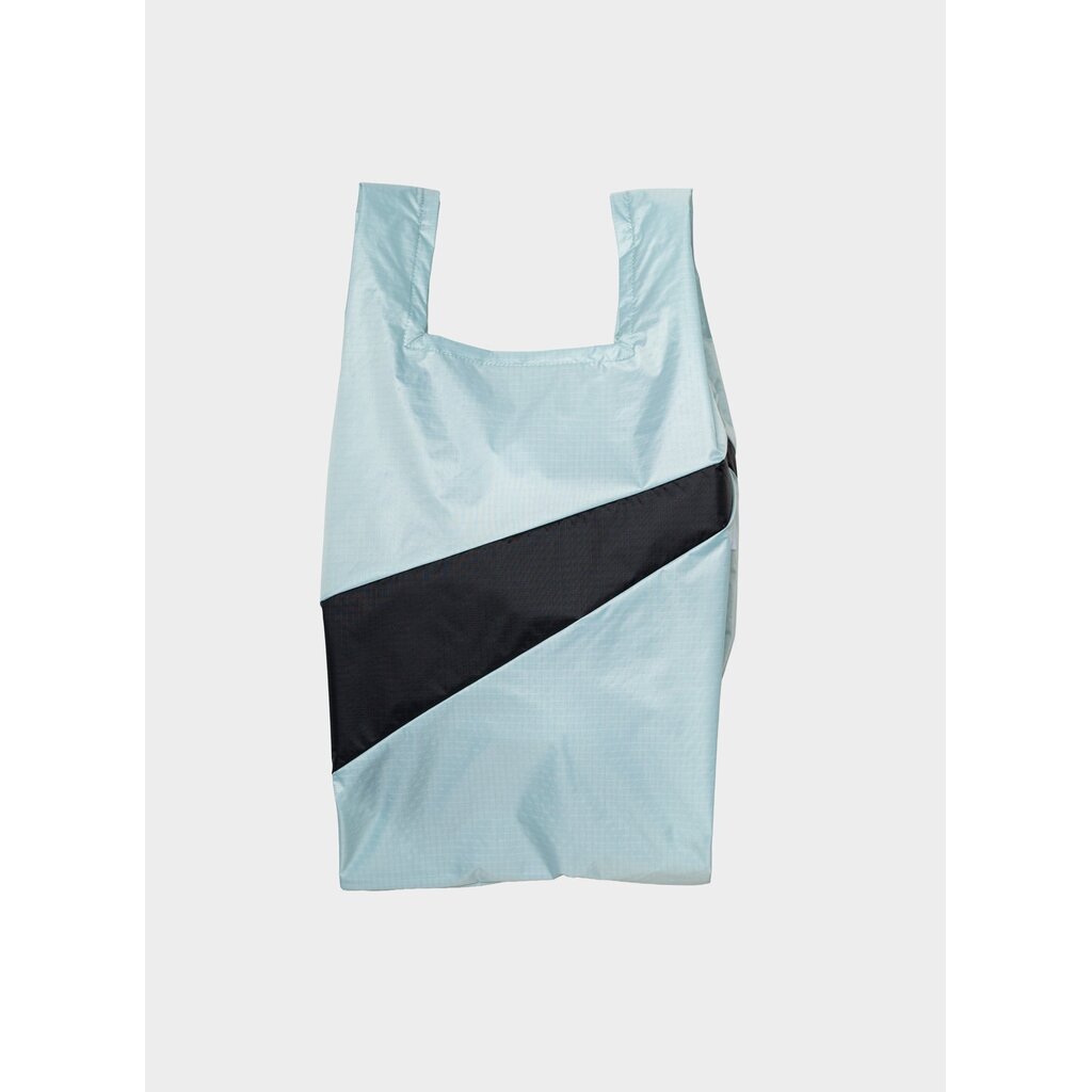 Susan Bijl The New Shopping Bag M in surf spray & black