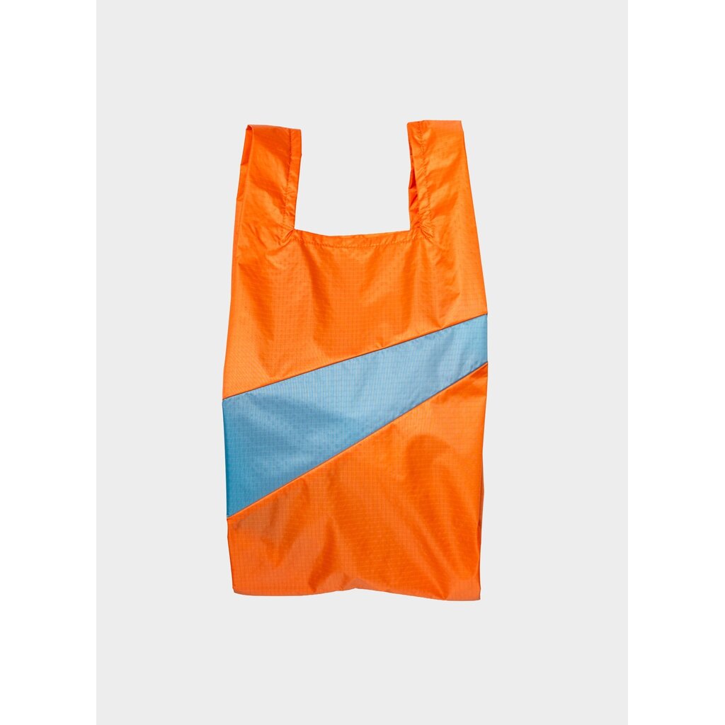 Susan Bijl The New Shopping Bag M in orange & ocean