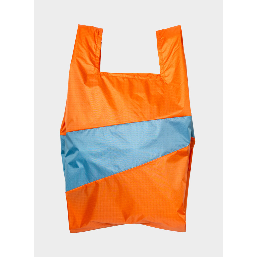 Susan Bijl The New Shopping Bag L in orange & ocean