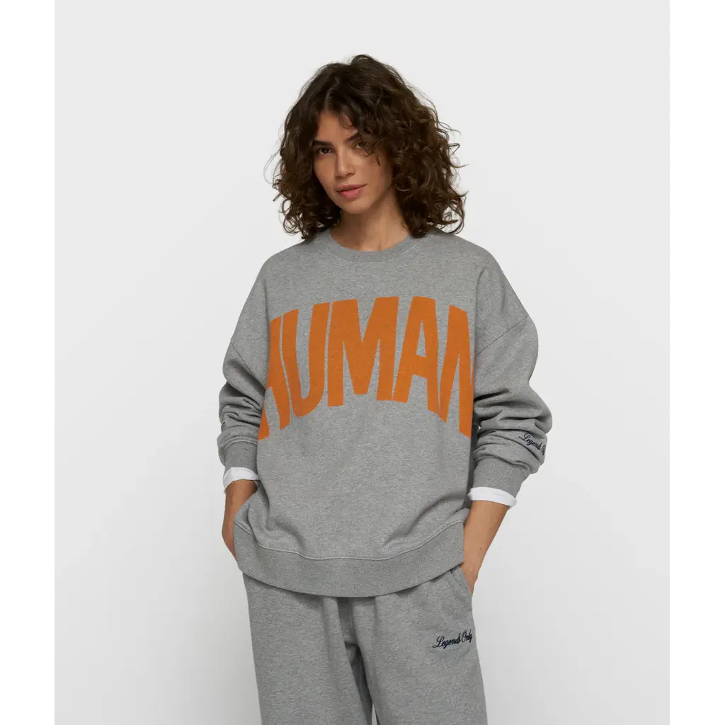 10 Days Oversized Sweater in light grey melee
