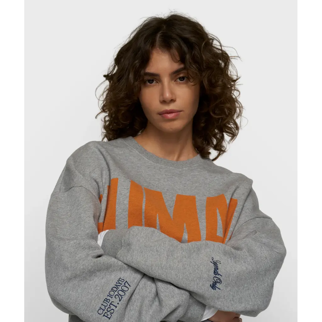 10 Days Oversized Sweater in light grey melee