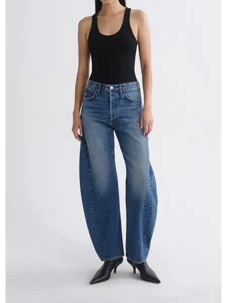 Agolde jeans Luna pieced taper logical