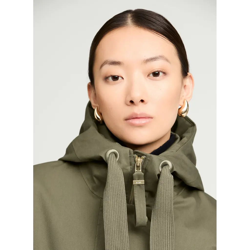 G-lab Meta parka in olive grey