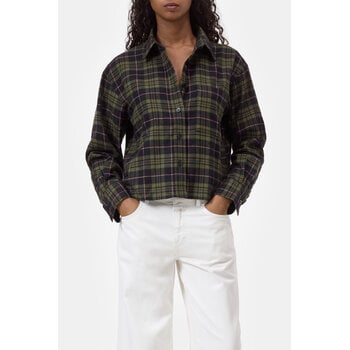 CLOSED cropped blouse cypress green