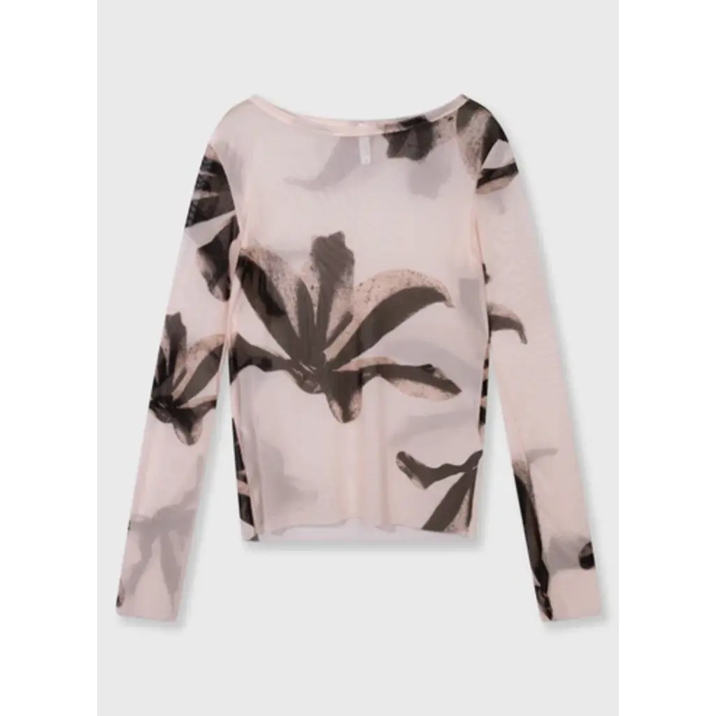 10 Days Mesh Longsleeve Flower in powder