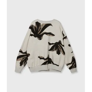 10 Days sweater Flower soft white