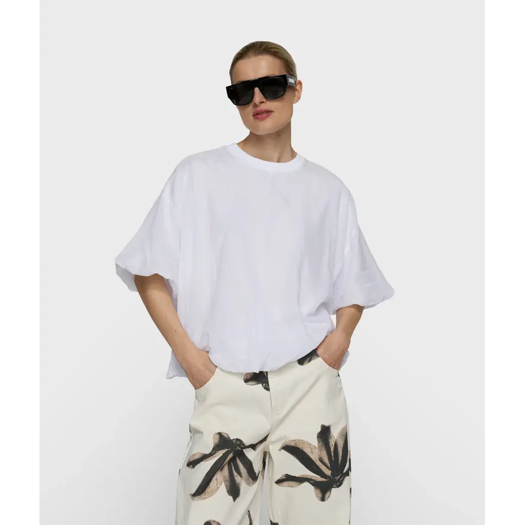 10 Days Balloon Blouse in white