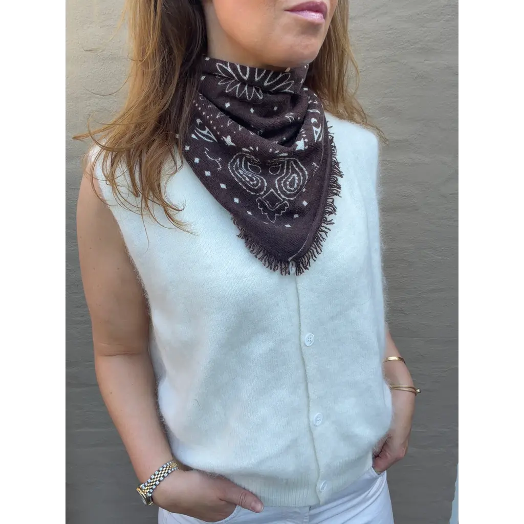 Studio Lavendel Bandana in dark brown