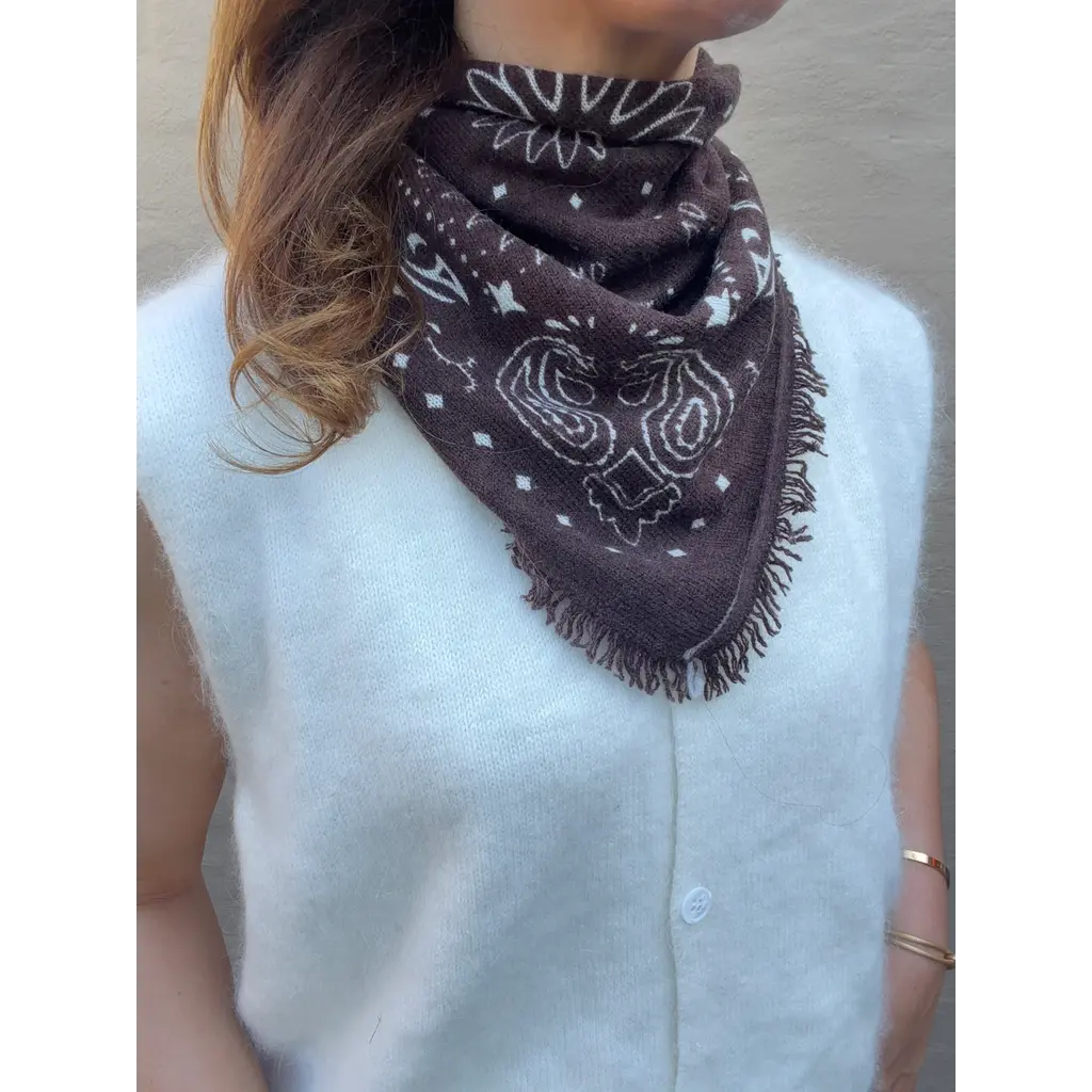 Studio Lavendel Bandana in dark brown