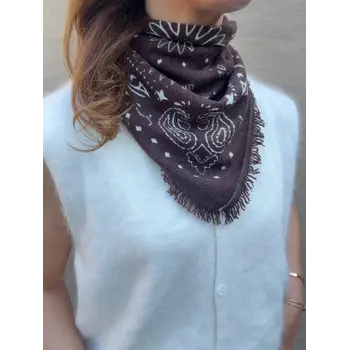 Studio Lavendel bandana dark brown