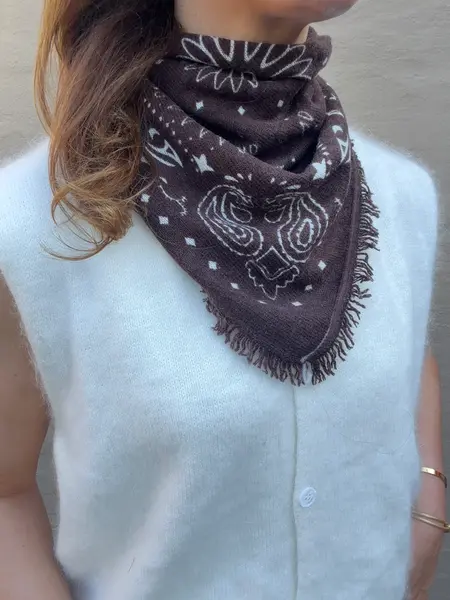 Studio Lavendel bandana dark brown