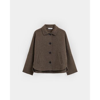 Knit-ted jasje Flyn choco