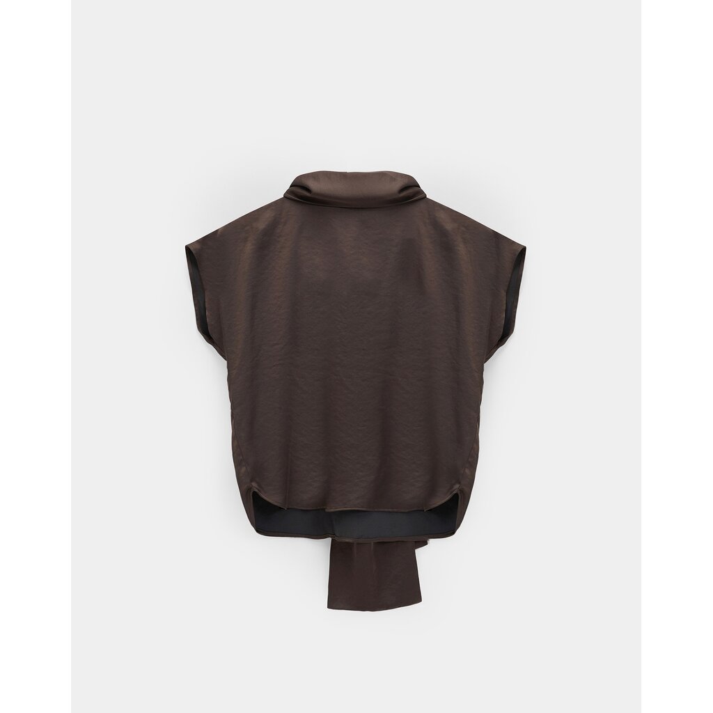 Knit-ted Mira Top in choco