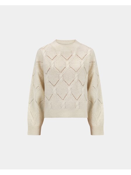 Knit-ted pullover Gabriel offwhite