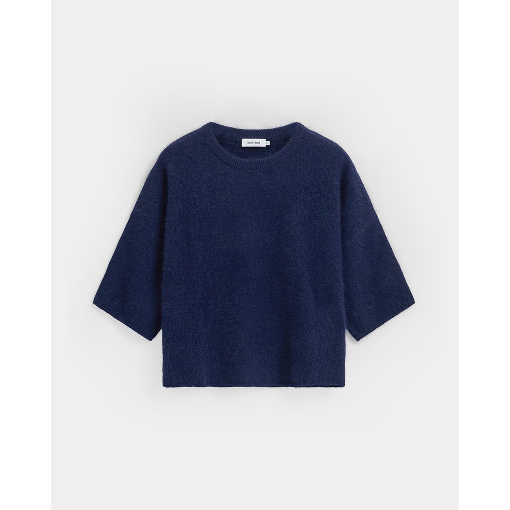 Knit-ted Hans Top in night blue