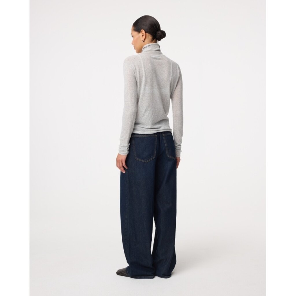 Knit-ted Roline Pullover in greu melange
