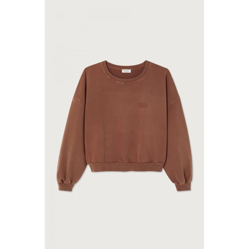 American Vintage sweater JIT03AH26 in noyer vintage