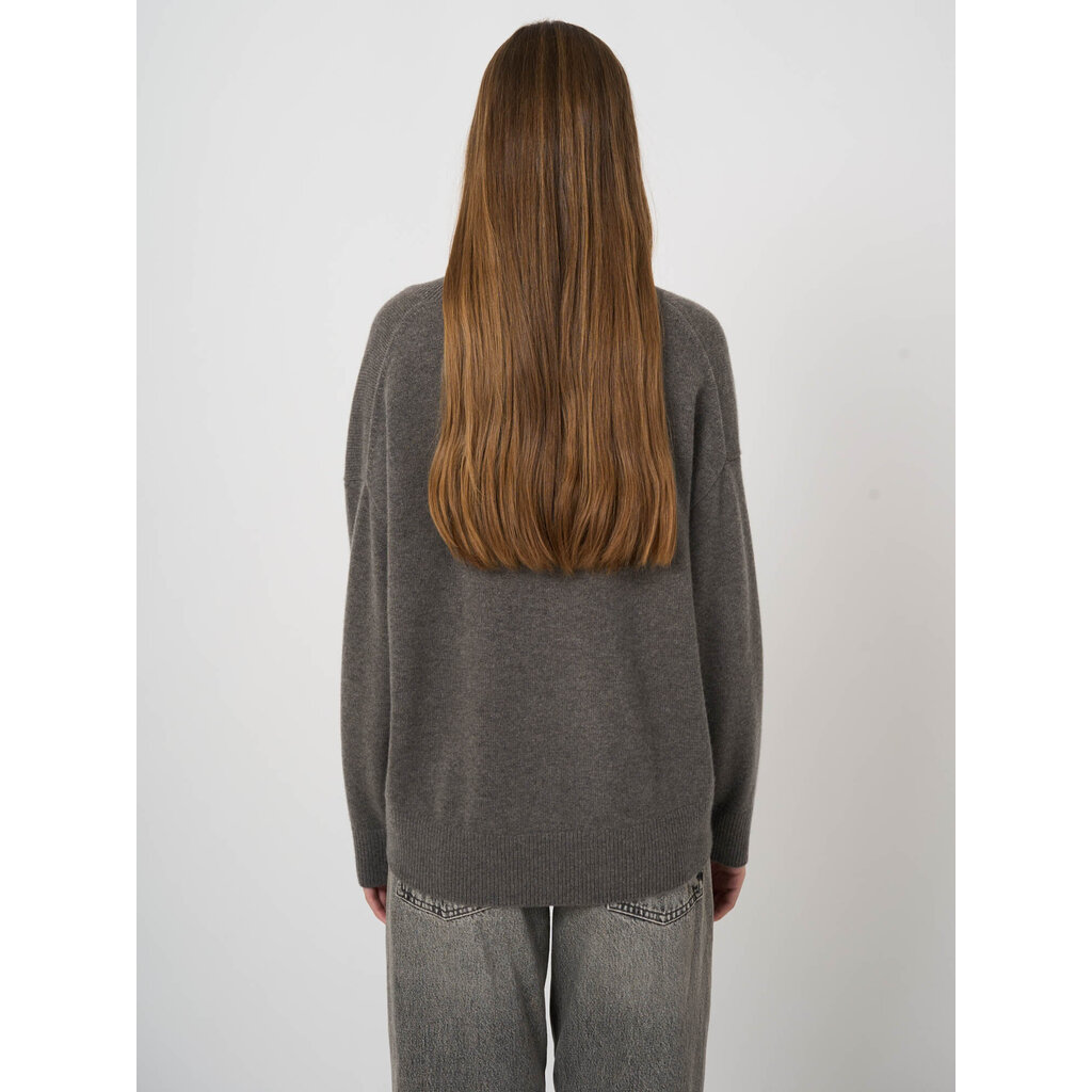 Repeat V-hals Trui 104597 in rock