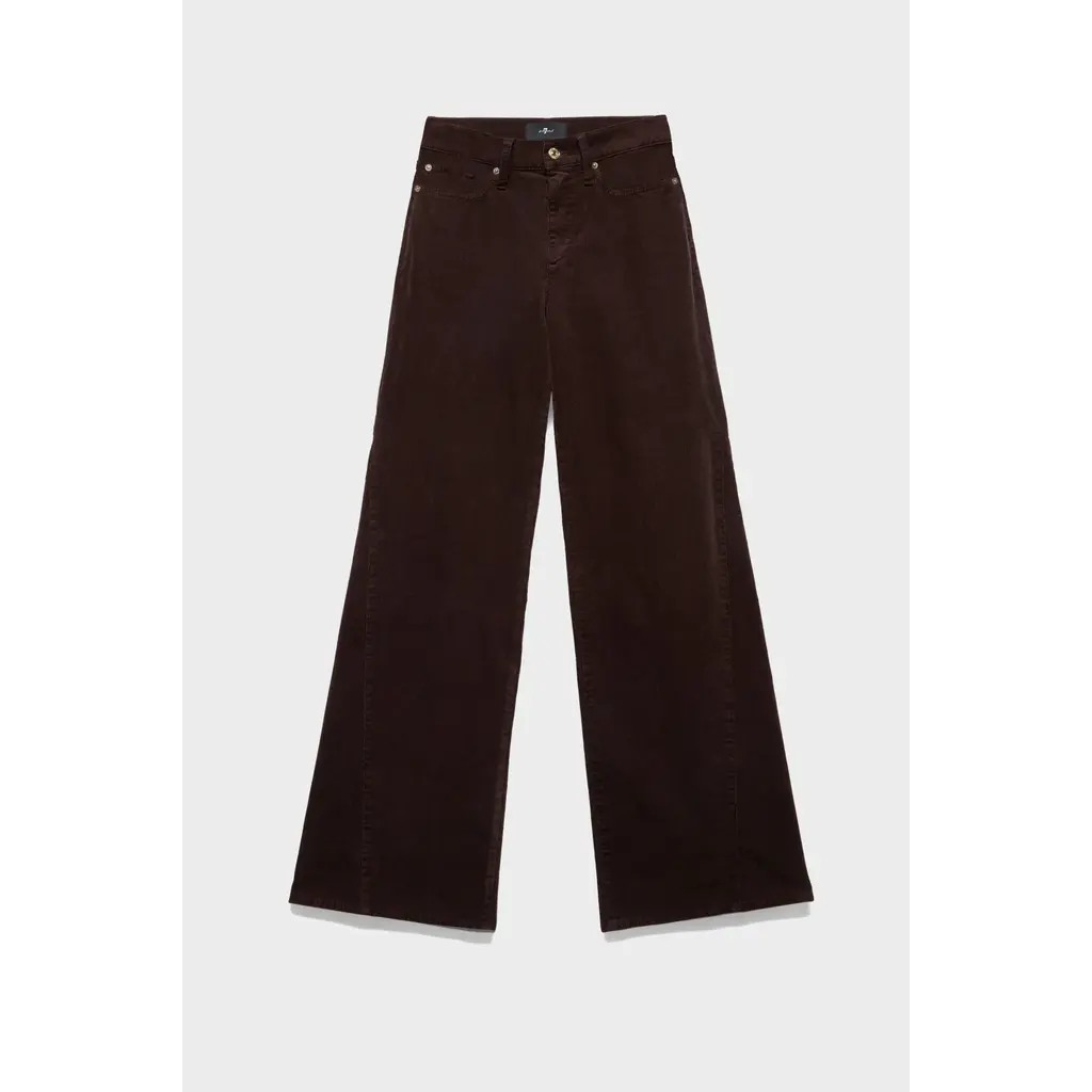 7 for all mankind Lotta Corduroy in coffee bean