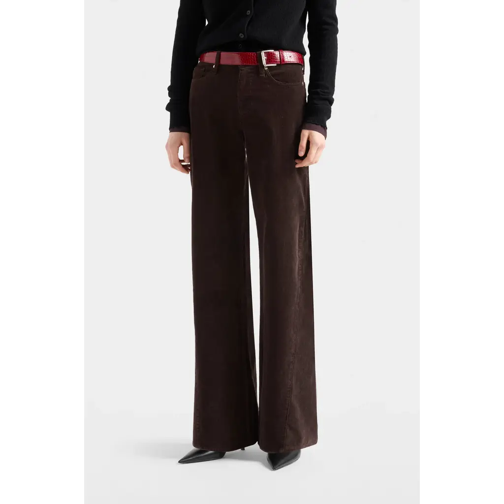 7 for all mankind Lotta Corduroy in coffee bean