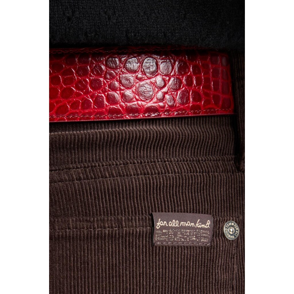 7 for all mankind Lotta Corduroy in coffee bean