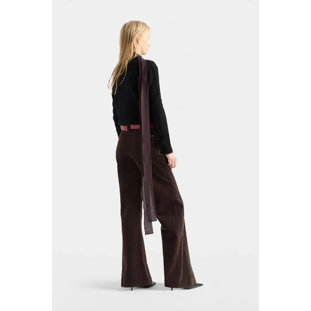 7 for all mankind Lotta Corduroy in coffee bean