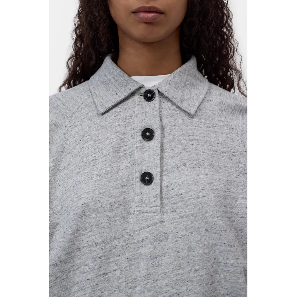 CLOSED C95963-47A Rugby shirt in light grey