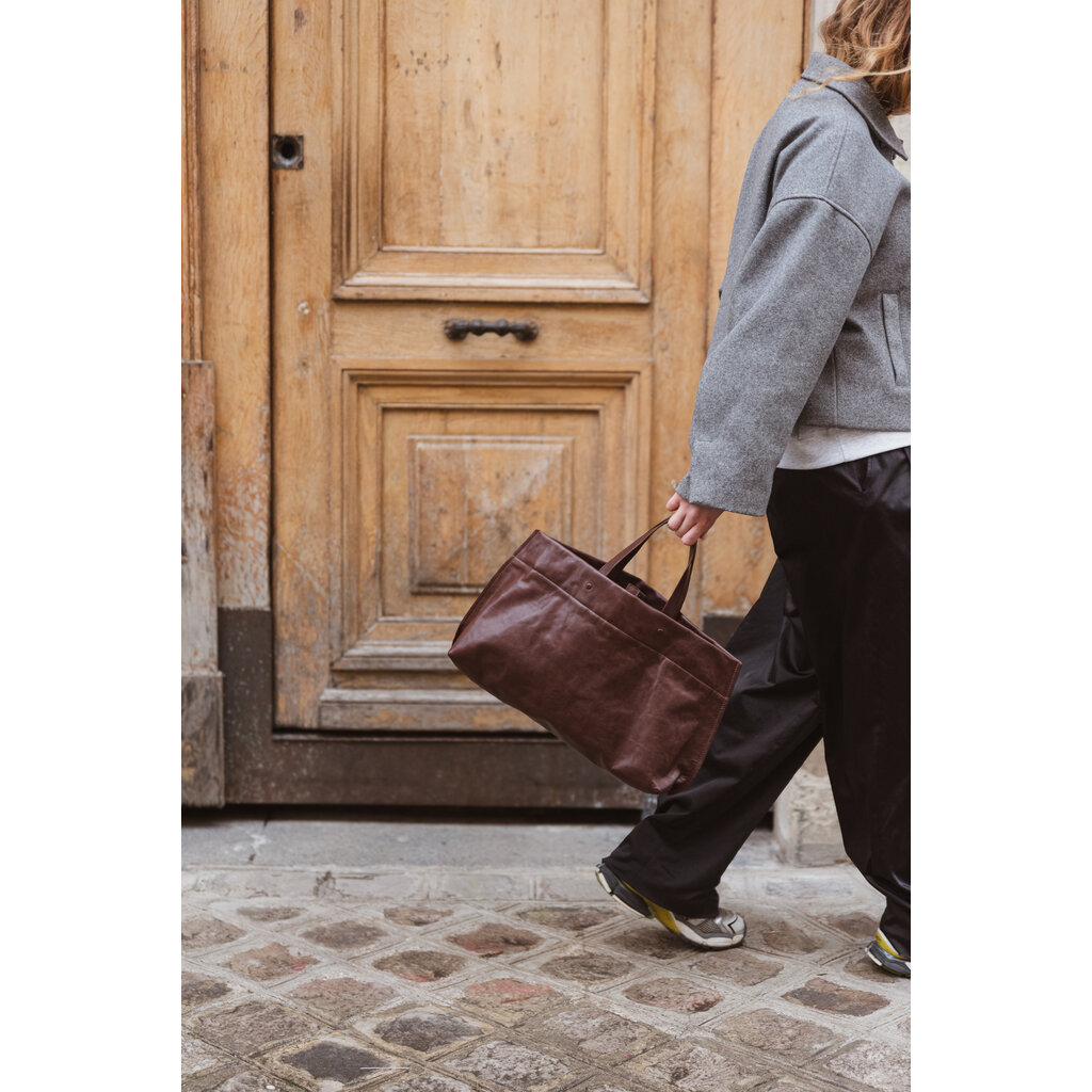 Lihann George tas ELLI in ox brown
