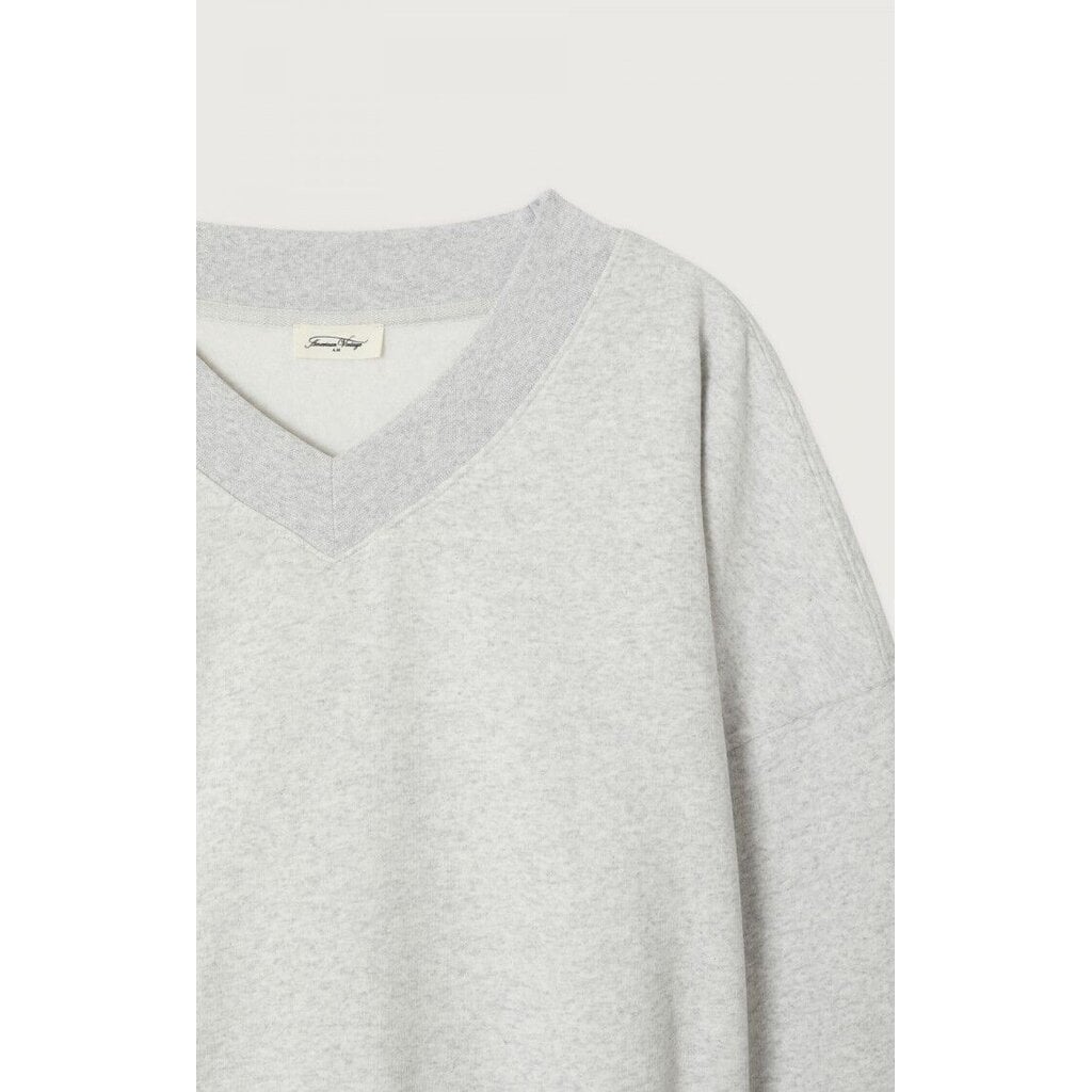 American Vintage sweater BAP03DH26 in gris chine