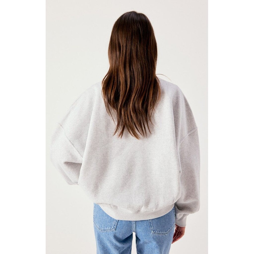 American Vintage sweater BAP03DH26 in gris chine
