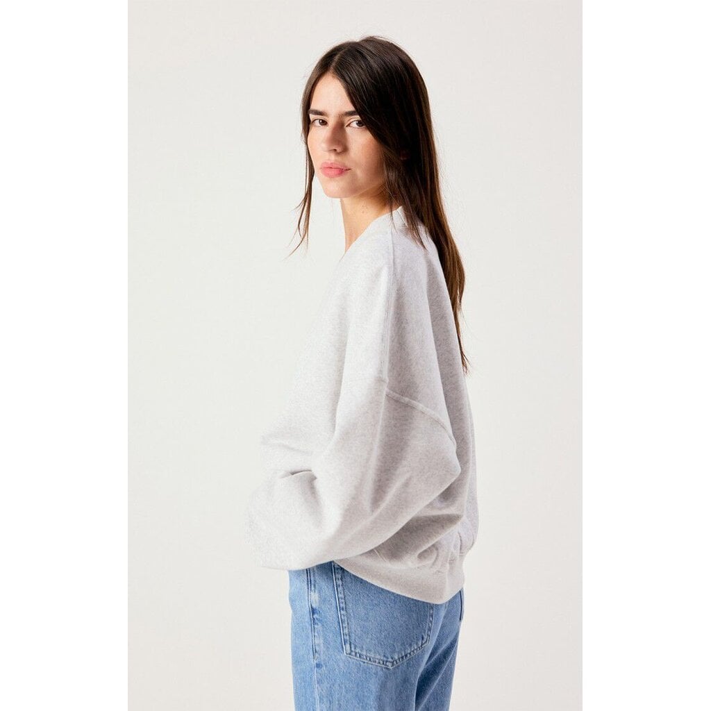 American Vintage sweater BAP03DH26 in gris chine
