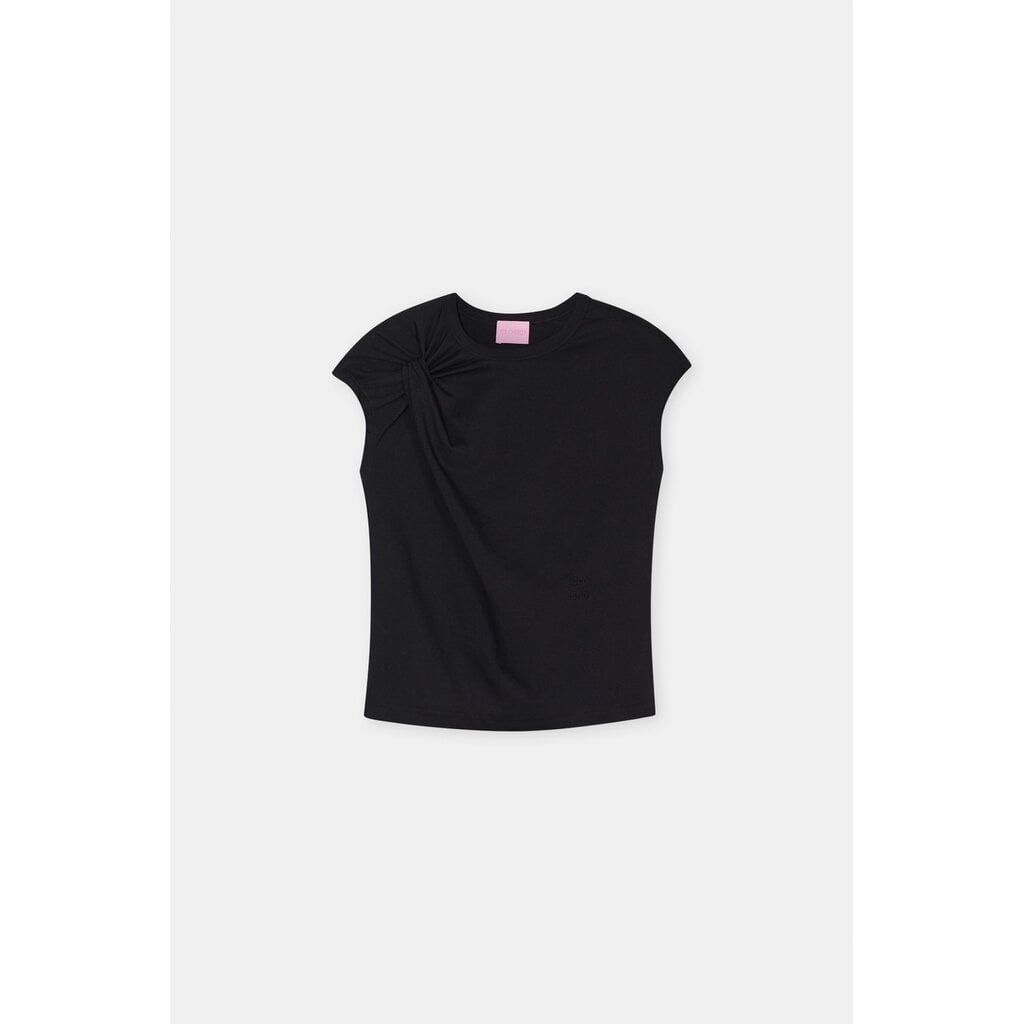 CLOSED T-Shirt C95932-44H-EM Bow in black