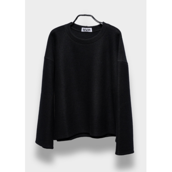 Monique van Heist top Box black felt