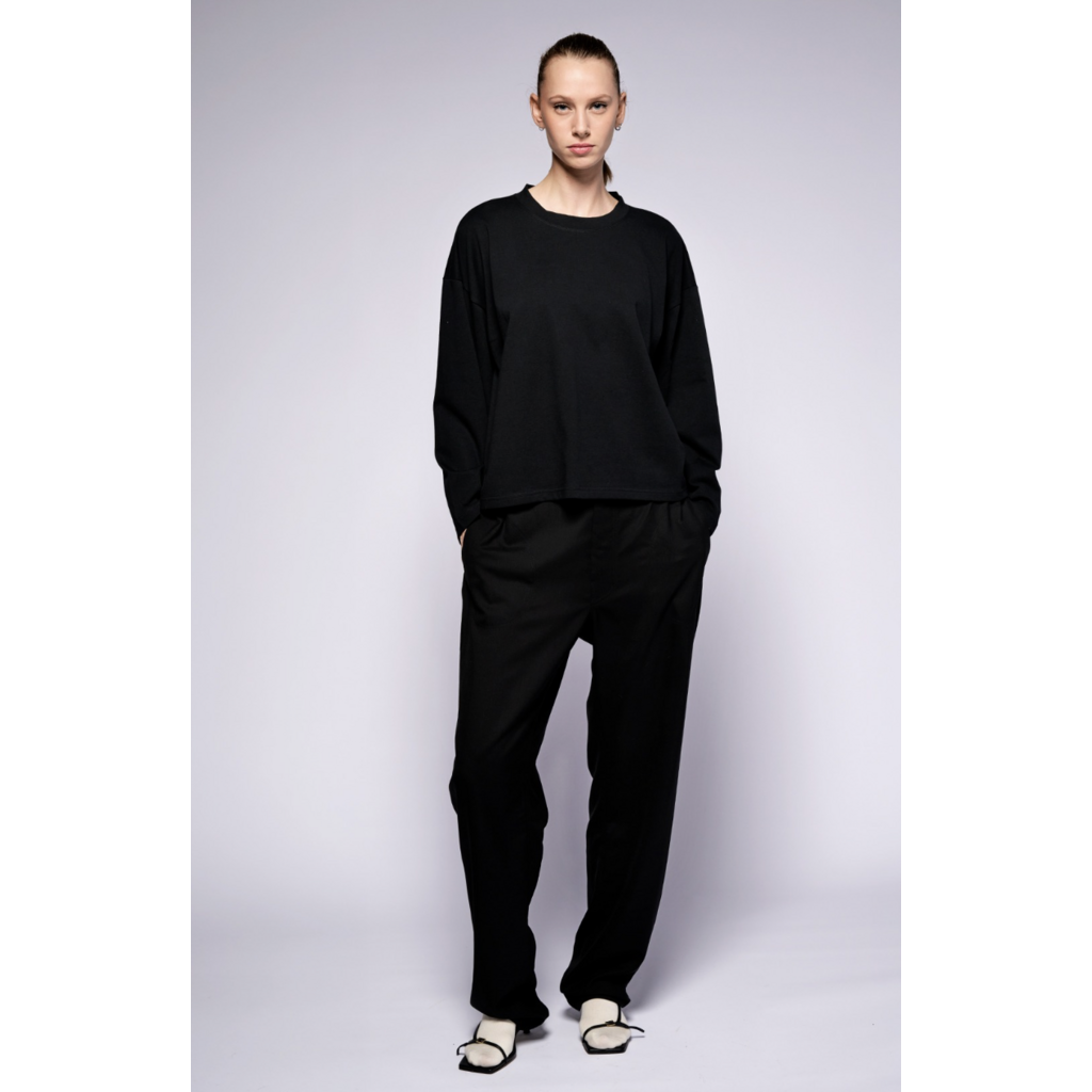 Monique van Heist Top Box black felt