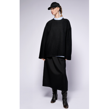 Monique van Heist top Boy XL black felt