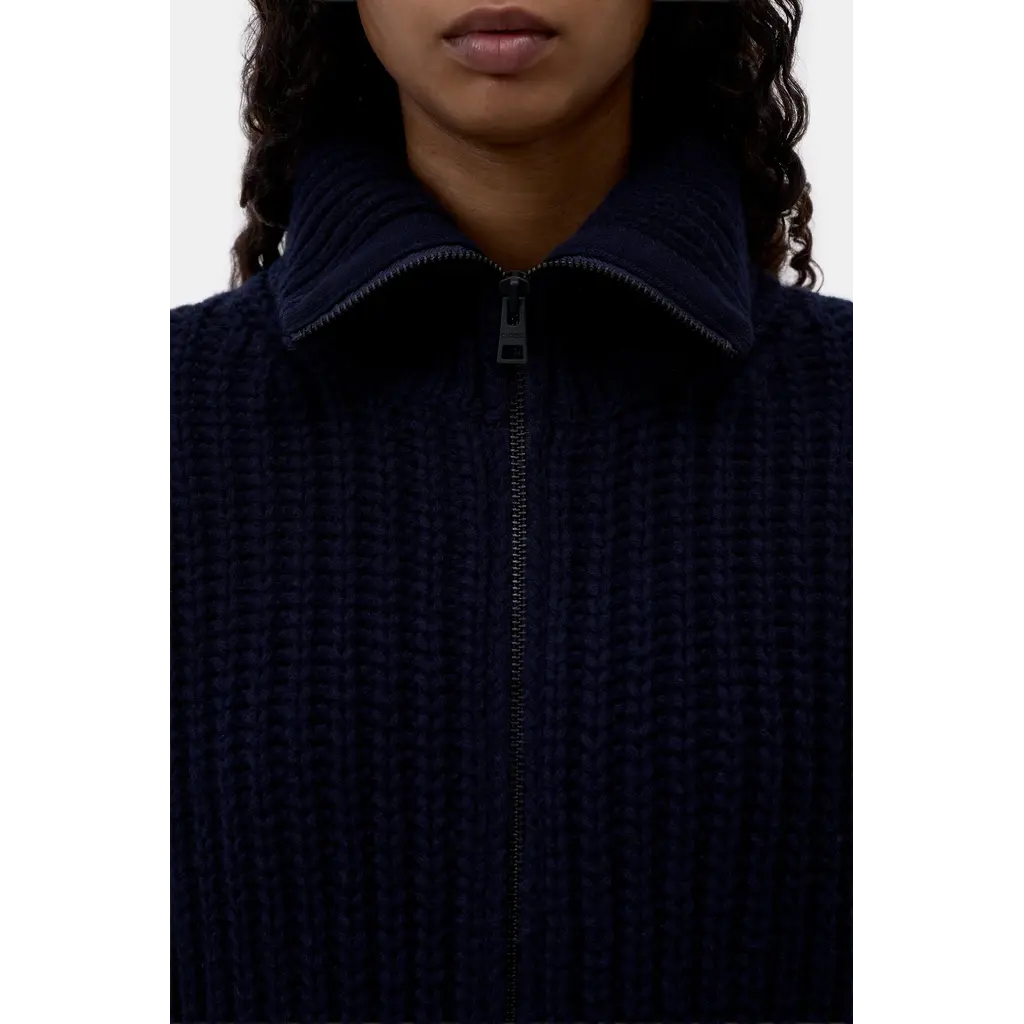 CLOSED C96945-986-22  Zipped Cardi in dark night