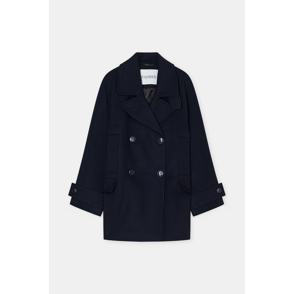 CLOSED C97340-66A-22 Caban Jacket in dark night