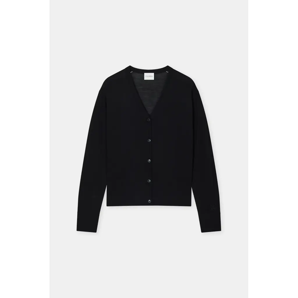 CLOSED C96906-91K-EM V-Cardigan in black