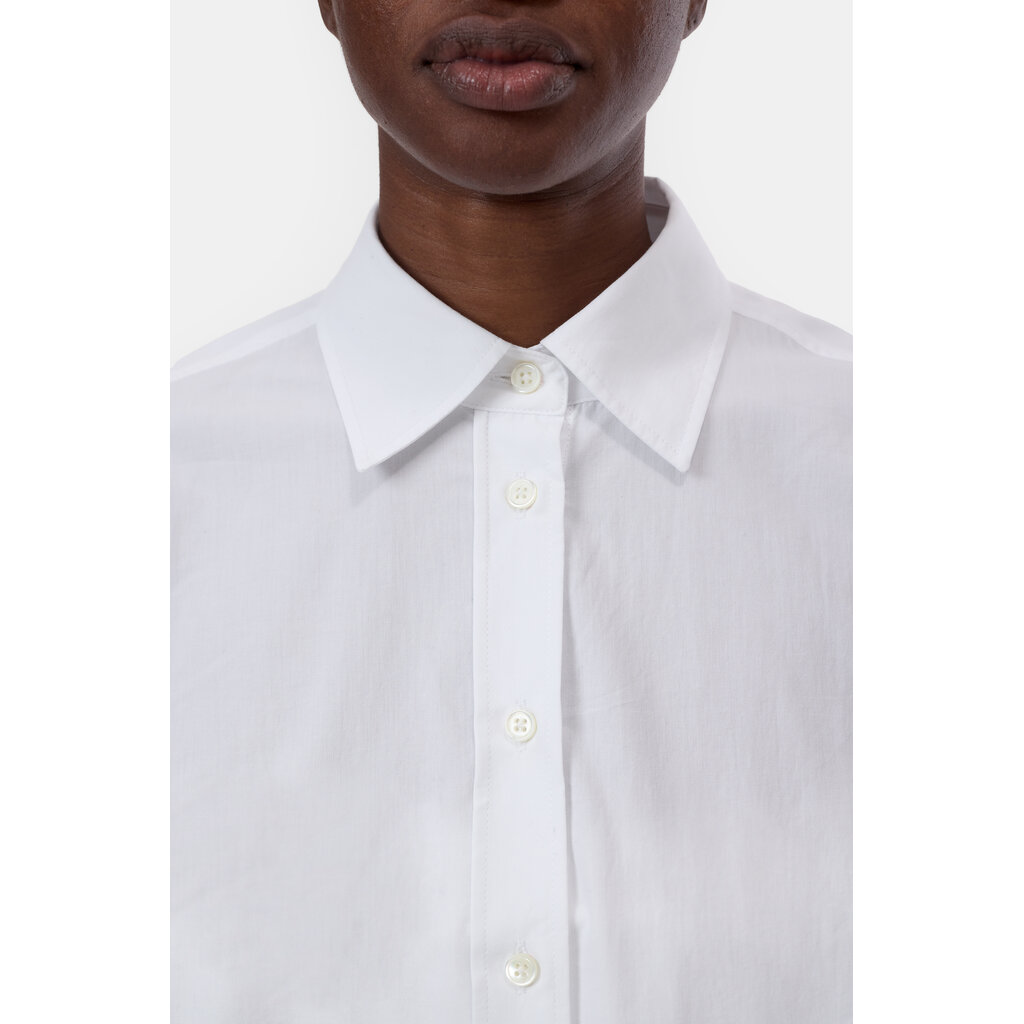 CLOSED C94900-25C-22 Overlay Shirt in white