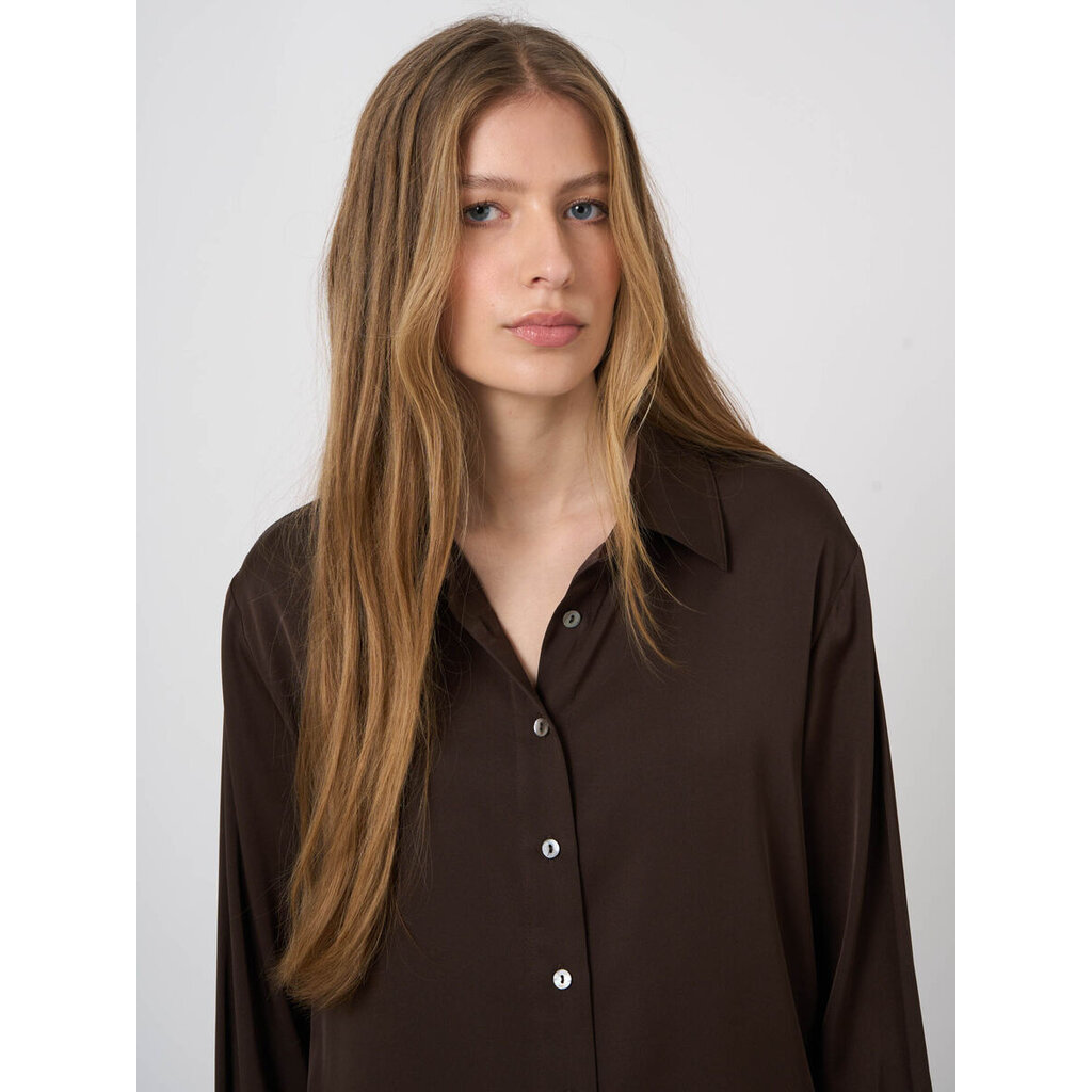 Repeat Blouse 600506 in cocoa