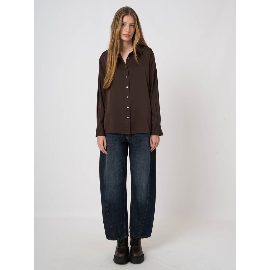 Repeat Blouse 600506 in cocoa