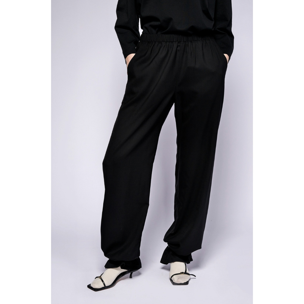 Monique van Heist pantalon PJ Flex XL in black cool wool