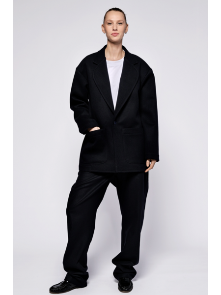 Monique van Heist blazer Dandy black cool wool