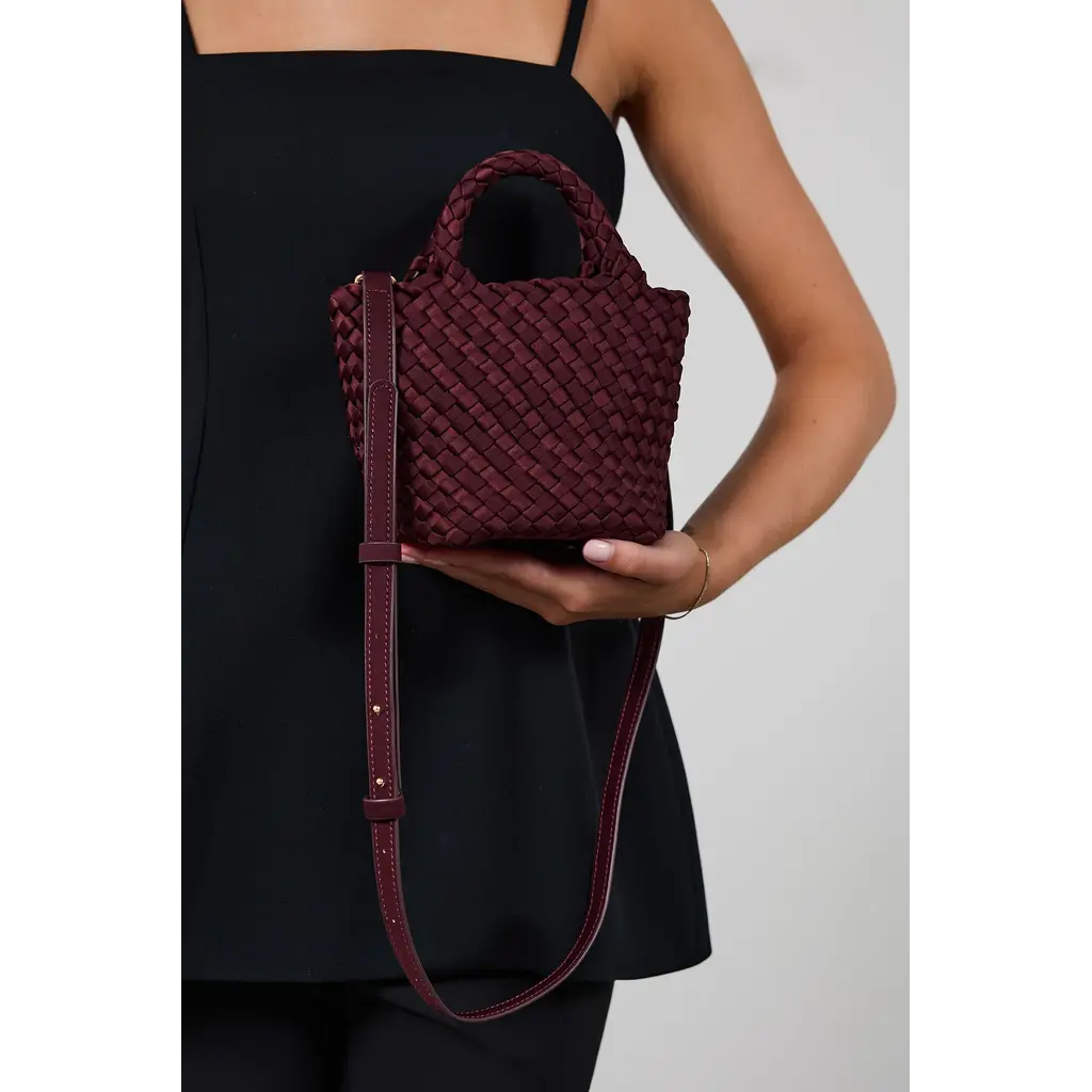 Marrea tas Mini in inkberry/satin stripe