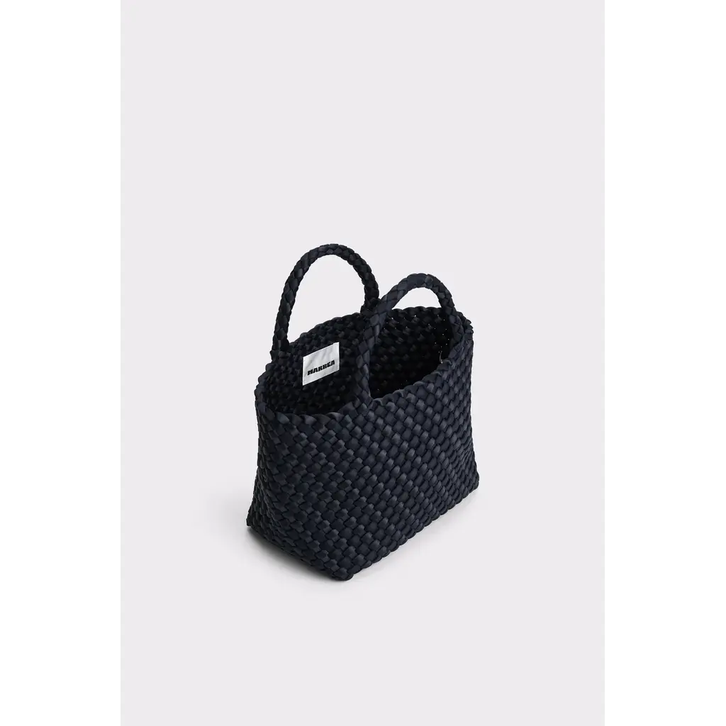 Marrea tas Midi in midnight/satin stripe