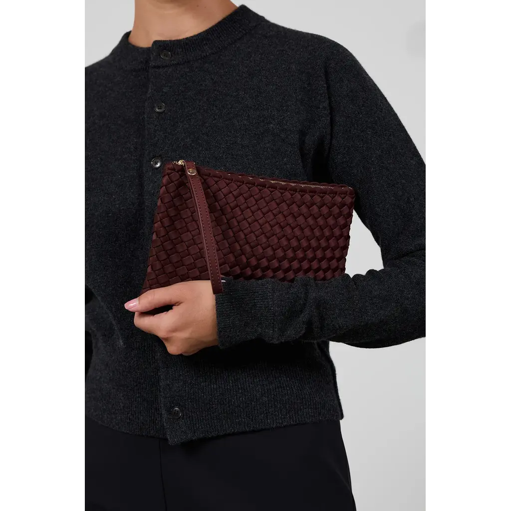 Marrea Clutch in inkberry
