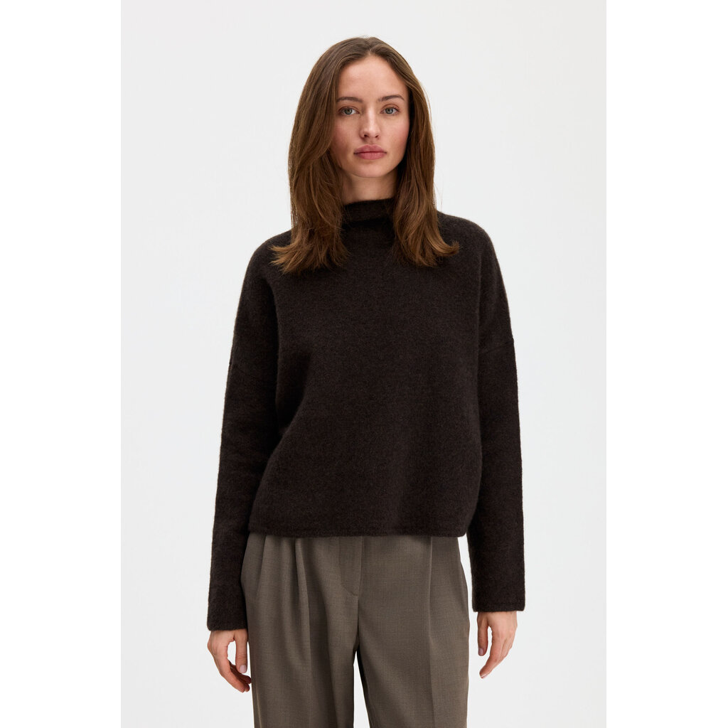 Filippa K Mika Yak Funnelneck Sweater in golden brown