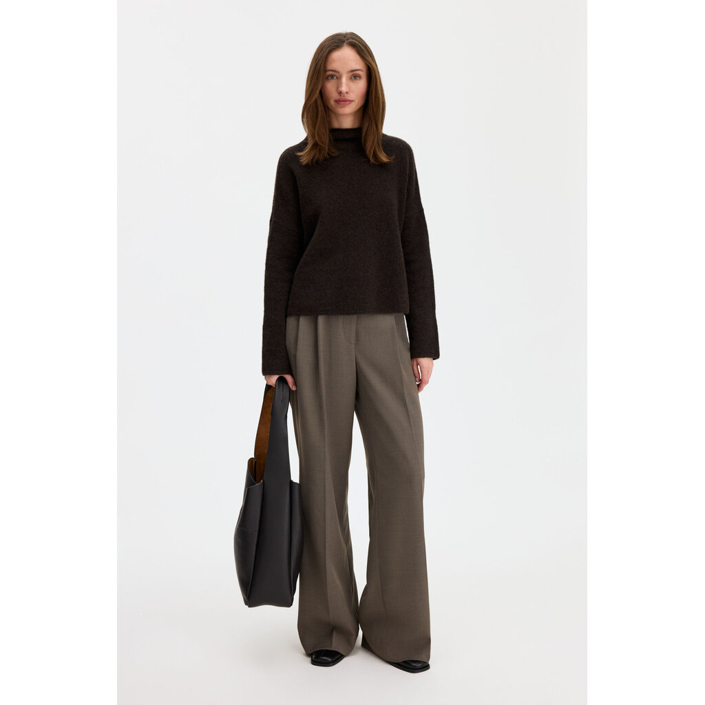Filippa K Mika Yak Funnelneck Sweater in golden brown