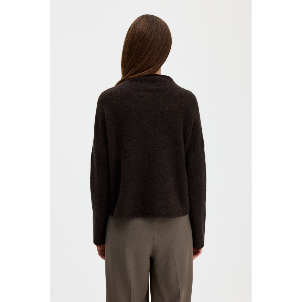 Filippa K Mika Yak Funnelneck Sweater in golden brown